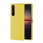 CaseOnline Liquid silikon skal Sony Xperia 1 II Gul