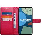 CaseOnline Mobilplånbok 3-kort Fairphone 4 Rosa