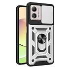 CaseOnline Jazz 3i1 skal Motorola Moto G23 Silver