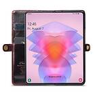 CaseOnline Mobilplånbok 3-kort äkta läder Samsung Galaxy Z Fold 4 Oxblod