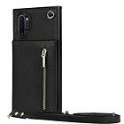 CaseOnline Zipper necklace case Samsung Galaxy Note 10 Plus Svart