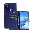 CaseOnline Mobilplånbok 3-kort Oppo A53 4G Mörkblå