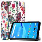 MTK Tri-fold Fodral till Lenovo Tab M7 (1 Gen) Butterflies