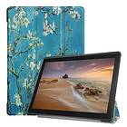 MTK Tri-fold Fodral till Lenovo Tab E10 Tree with Flowers