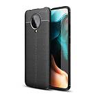 MTK Xiaomi Poco F2 Pro TPU skal Litchi Texture Svart