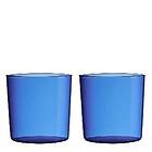 Design Letters Kids Coloured Eco Drinking Glass 2-pack