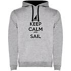 Kruskis Keep Calm And Sail Two-colour Hoodie (Herr)