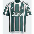 Adidas Manchester United Fc 23/24 Junior Short Sleeve T-shirt Away Grönt 15-16 Years