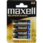 Maxell Super Alkaline XL LR06 XL batteri 4 x AA-typ alkaliskt