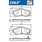 SKF Bromsbeläggssats, skivbroms VKBP 80334 A