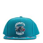 Mitchell & Ness Hornets Front Face Snapback HWC