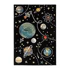 KM Carpets Barnmatta Atlas Space Svart 83834A