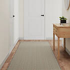 vidaXL Gångmatta sisallook silver 80x250 cm