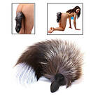 Intimate Jewelry Seamless Silicone Furry Fox Tail