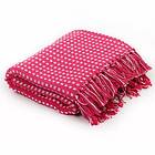vidaXL Filt bomull fyrkanter 125x150 cm rosa 245333