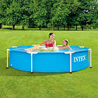 vidaXL INTEX Pool metallram 244x51 cm 3202884