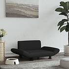 vidaXL Hundbädd svart 70x45x28 cm tyg 172000