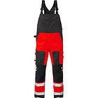 Fristads Hängslebyxa Kl 2 Röd/Svart C60