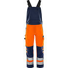 Fristads Green Hängslebyxa Varsel Kl 2 Varselorange/Marinblå D104