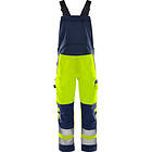 Fristads Green Hängslebyxa Varsel Kl 2 Varselgul/Marinblå C58