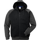 Fristads Sweatshirtjacka Svart/Grå 3XL