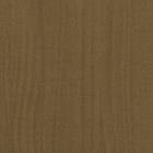 vidaXL Bed Frame honungsbrun massiv furu 120x200 cm 3104061