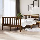 vidaXL Bed Frame honungsbrun massivt trä 120x200 cm 3101151