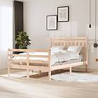 vidaXL Bed Frame massivt trä 120x200 cm 3100649