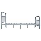 vidaXL Bed Frame grå metall 140x200 cm 284507