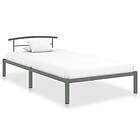 vidaXL Bed Frame grå metall 90x200 cm 284662