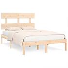 vidaXL Bed Frame massivt trä 120x190 cm 3104643