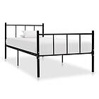 vidaXL Bed Frame svart metall 90x200 cm 284636