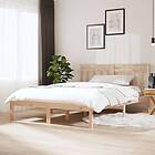 vidaXL Bed Frame massivt trä 120x190 cm liten dubbelsäng 3100559