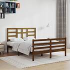vidaXL Seng Ramme honungsbrun massivt trä 120x200 cm enkelsäng 3105858