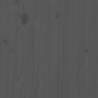 vidaXL Sängram grå massivt trä 120x200 cm enkelsäng 3105792