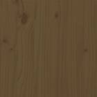 vidaXL Seng Ramme honungsbrun massivt trä 75x190 cm 3105913