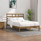 vidaXL Bed Frame honungsbrun massivt trä 120x190 cm 3105768