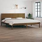 vidaXL Bed Frame honungsbrun massiv furu 200x200 cm 3104176