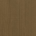 vidaXL Seng Ramme honungsbrun massivt trä 75x190 cm 3105693