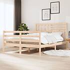 vidaXL Bed Frame massivt trä 160x200 cm 3101098