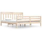 vidaXL Bed Frame massivt trä 200x200 cm 3105335