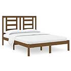 vidaXL Bed Frame honungsbrun massivt trä 120x190 cm 3104321