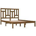 vidaXL Bed Frame honungsbrun massiv furu 120x200 cm 3104541