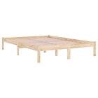 vidaXL Bed Frame massivt trä 200x200 cm 3105685