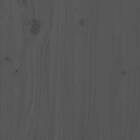 vidaXL cadre de lit grå massivt trä 140x200 cm 3101090