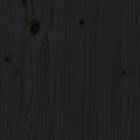 vidaXL Bed Frame svart massivt trä 150x200 cm 3100598