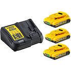 Dewalt DCB115D3 18V XR Startkit Batterier & Laddare (3x2,0ah)