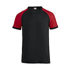 Clique Raglan-T Svart/Röd L