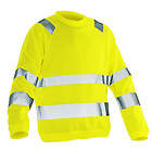 Jobman 1150 Sweatshirt Varsel Gul Klass 3 Strl: XS