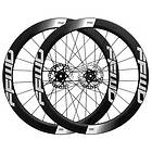 FFWD Ryot55 Dt240 Cl Disc Tubular Road Wheel Set Silver 12 x 100 / 12 x 142 mm / Shimano/Sram HG